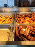 Costillas BBQ Y Carne Frita